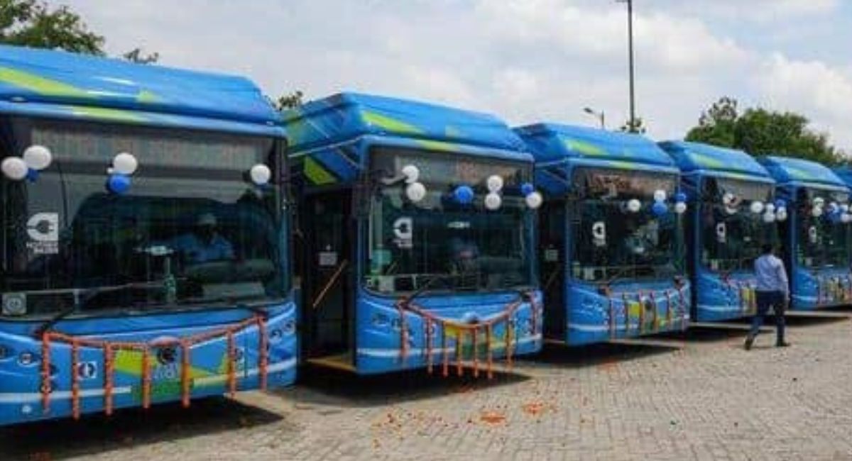 Tata 1500 electric busses for delhi